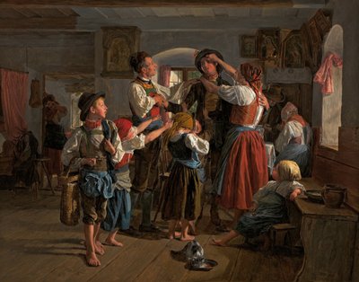 Der Abschied des Wehrpflichtigen von Ferdinand Georg Waldmuller